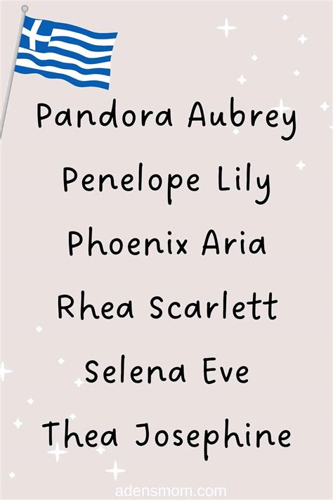 Greek Mythology Names Female