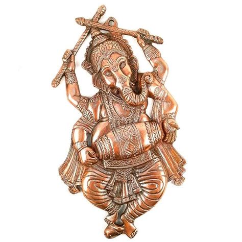 Buy Apka Mart The Online Shop Lord Ganesh Dancing Pose Metal Wall ...