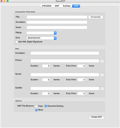 Image result for OpenDCP File