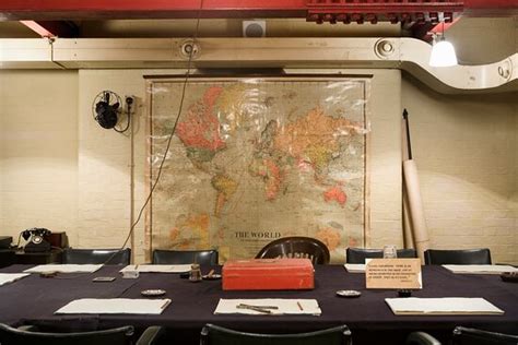 Churchill War Rooms, underground/bunker city in the downtown of London ...