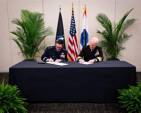 NGA, USSF Sign TacSRT Agreement | National Geospatial-Intelligence Agency