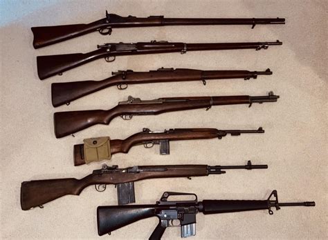 My rifle from the last 6 months of collecting. Top to bottom ...