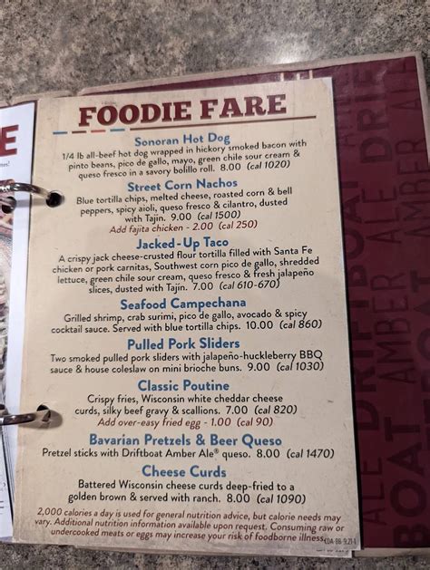 Menu at MacKenzie River Pizza, Grill & Pub, Coeur d'Alene