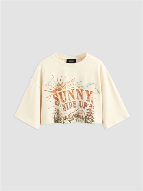 Round Neckline Graphic Short Sleeve Tee For School Daily Casual Outdoor