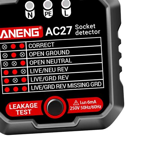 Bharatcart Outlet Tester Wiring Circuit Polarity Voltage Detector ...