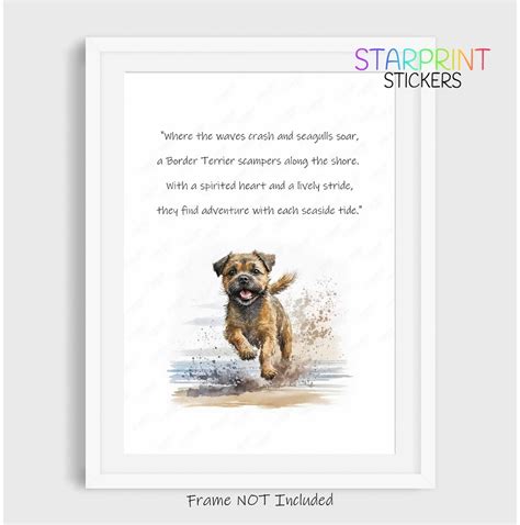Cute Dog Poems Don't Cry Sweet Sister Dog Poem Matte Canvas Poster,
