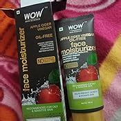 WOW Skin Science Organic Apple Cider Vinegar Face Moisturizer - Oil ...