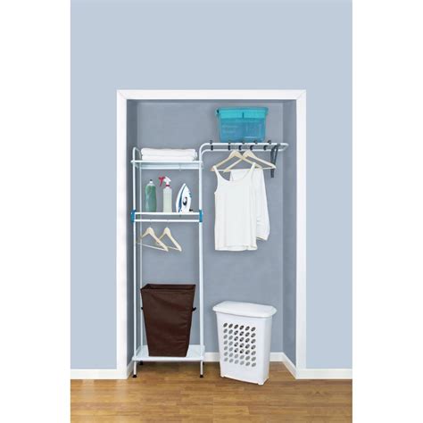 Closet Armable Konekte 3 Repisas Metal Sólido Resistente color Blanco