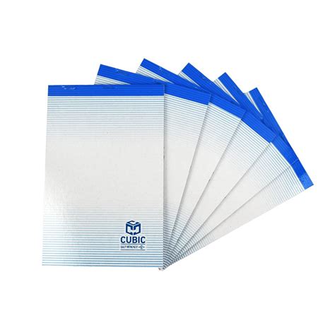 CUBIC Scribbling Pad - Pack of 6 | 1/4 Size (11" x 8.4")| Premium ...