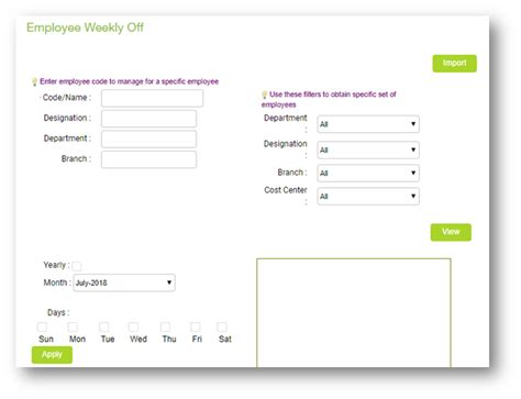 How to assign Employee-wise week offs ? : Help Center