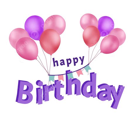 Happy Birthday Font And Decoration Clipart Ideas, Birthday, Birthday ...