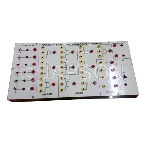 Boolean Identities/Demorgan's Theorems Apparatus – japson.com