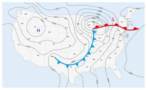 Image result for Weather Map Symbols Fronts