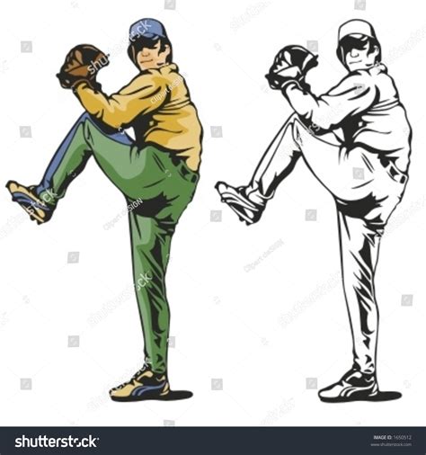 Baseball Pitcher Vector 的图像结果