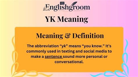 🧩 YK Meaning in Text What It Really Means and How to Use It Naturally