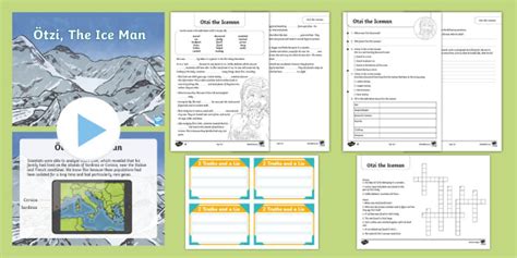 Otzi the Iceman Resource Pack - Year 5 Science