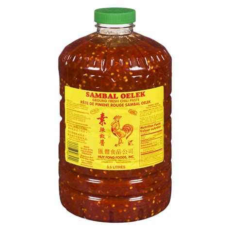 Huy Fong 8.5 lb. Sambal Oelek Fresh Ground Chili Paste (3 Pack)