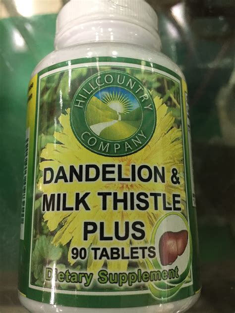 DANDELION & MILK THISTLE 90 TABLETS. | Hill Country Co