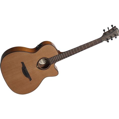 Lag Guitars Tramontane T200ACE Auditorium Acoustic-Electric Guitar ...