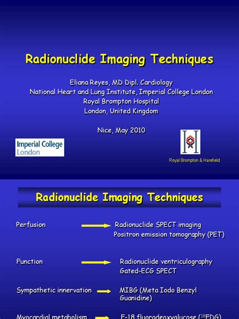 103 Radionuclide Imaging Techniques | PDF | Positron Emission Tomography | Nuclear Medicine