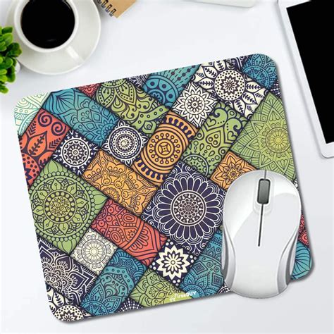 FirseBUY Colorful Art Design Printed Non-Slip Rubber Mouse Pad for ...
