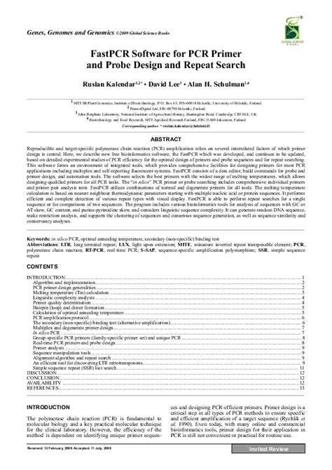 Image result for PCR Primer Design Software