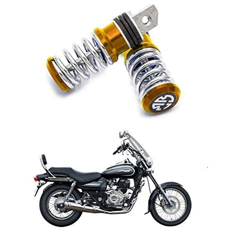 Glito Golden Color Bike Spring Foot Rest -B-ajaj Avenger 220 Cruise ...