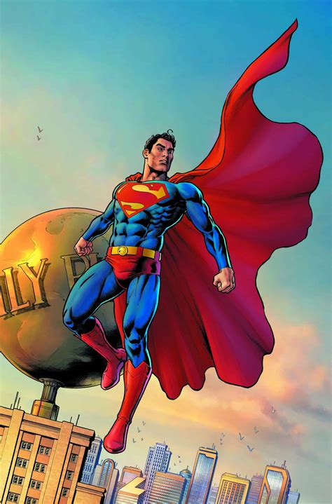 Superman Stripboek Cover DC Comics Superman Unchained Art Print Hole