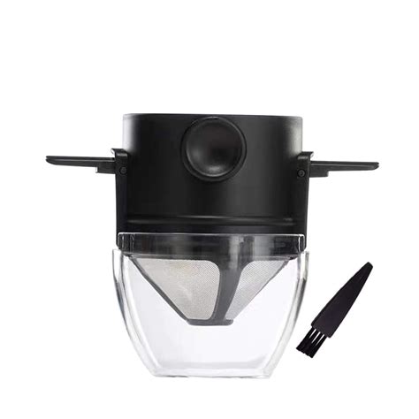 Buy Pour Over Coffee Maker 1-2 Cup, Reusable Cone Coffee Dripper Filter ...