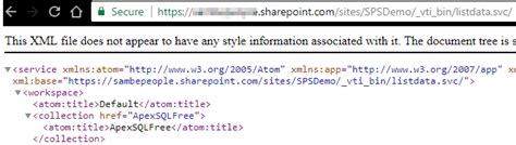SharePoint OData Connection 的图像结果