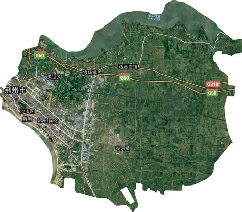 荆州城区地图高清版下载-湖北荆州城区地图免费版下载中文版-当易网