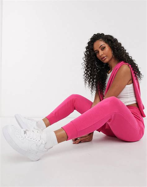 wardrobe essentials pink tracksuit