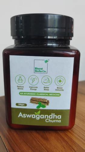 Buy BHARAT HERBS Ashwagandha Churna 100g – Stress & Energy Support and ...