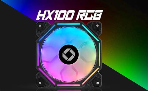 CHIPTRONEX HX100 RGB Auto RGB Fan (120mm) Computer Cabinet/Case Fan 4 ...