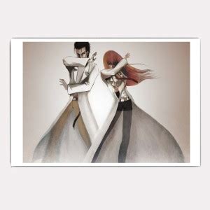 Hawtskin Steins Gate Anime Epic Duo Pose 18X12 Inch Ready To Stick ...