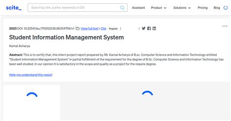 Image result for Student Information Management System HTML
