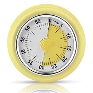 Wind Up Kitchen Timers, 60 Minute Mechanical Visual Timer Outlet ...
