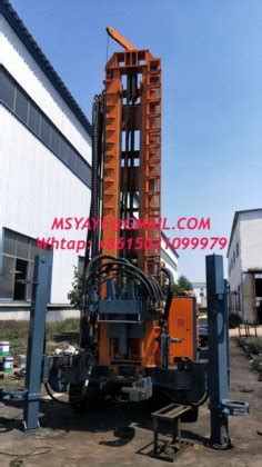 400m DTH hydraulic CRAWLER WATER WELL DRILLING RIG machine portable ...