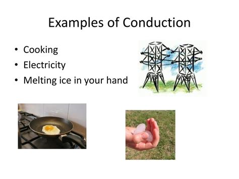 Image result for 10 Examples of Conduction