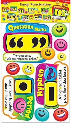 Trend Enterprises Inc T-8289 Bulletin Board Set, Emoji Punctuation, 28 ...