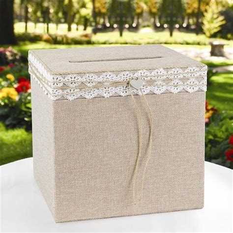 Rustic Romance Card Box | Urne mariage, Mariage rustique, Mariage original