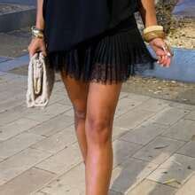 Women Teen Girls Clothes Y2k Lace Mini Skirts Summer Lace Slip Skirt ...