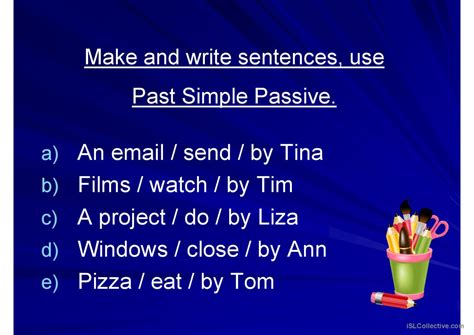 Image result for Present Simple Passive Examples