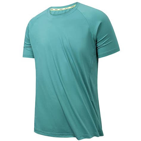 HAOTAGS Men’s Quick Dry T-Shirt Moisture Wicking, Active Slim-fit ...