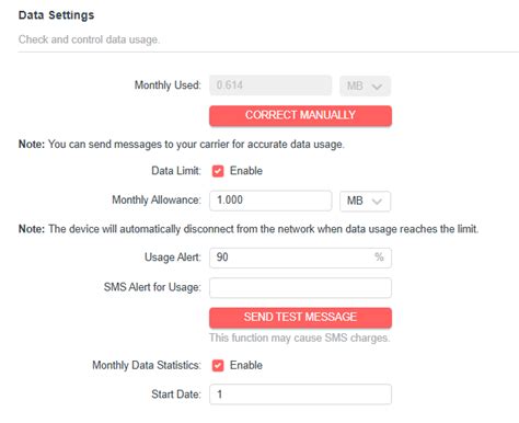 How to configure Data Usage Settings (including Data Limit) on MERCUSYS ...