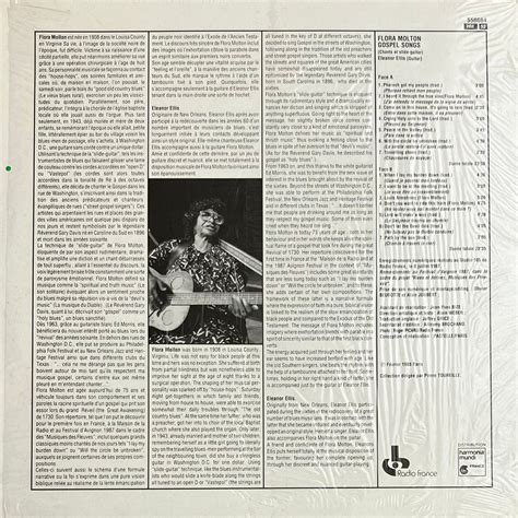 Flora Molton, Eleanor Ellis - Gospel Songs [LP]...