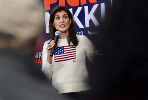 Nikki Haley speaks at a rally in�Aiken, South Carolina, on February 5, 2024.