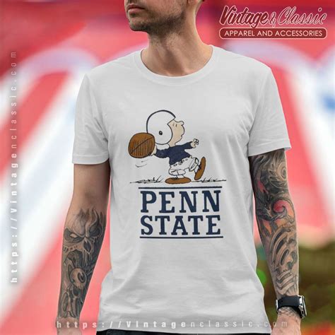 Peanuts Penn State Quarterback Shirt - Vintagenclassic Tee