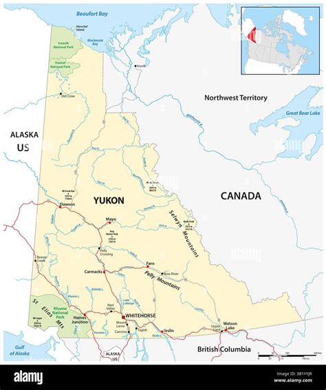 British columbia yukon border Cut Out Stock Images & Pictures - Alamy