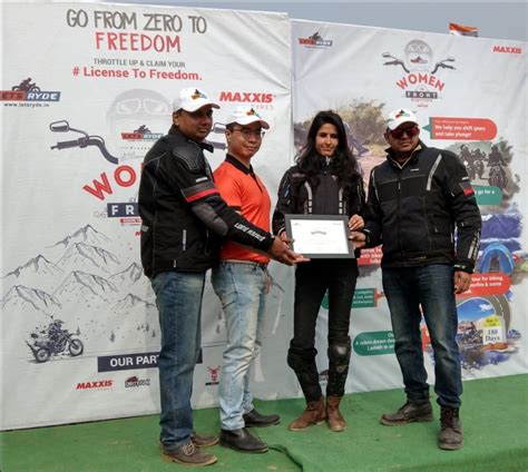 Maxxis Tyres and LetsRyde first batch of women riders | Autocar ...